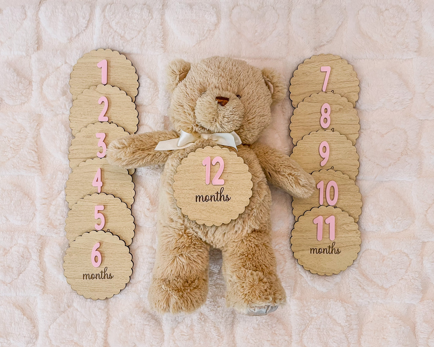 Baby Milestone Markers – Monthly Photo Props - Baby Shower Gift