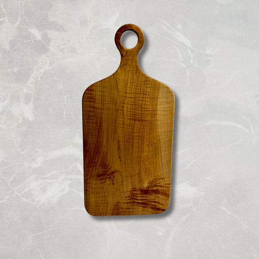 Curly Maple Cutting Board | Figured One-Piece Serving Tray