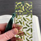 Pickle Bookmark for Pickle Lovers Makes a Funny Stocking Stuffer, Foodie Gift or Bookish Gift for Readers