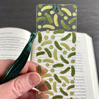 Pickle Bookmark for Pickle Lovers Makes a Funny Stocking Stuffer, Foodie Gift or Bookish Gift for Readers