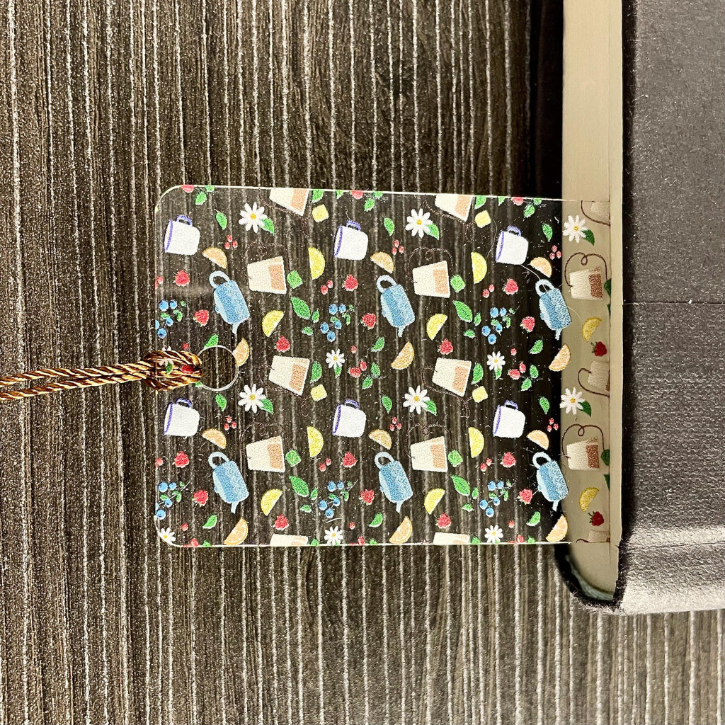 Tea Bookmark Makes a Cottagecore Teacher Gift or Hostess Gift for Tea Lovers, Book Lovers and Readers