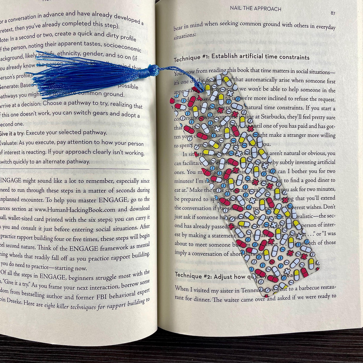 Pill Bookmark for Pharmacists, Nurses and Medical Students, Pharmacy School Graduation or Healthcare Worker Appreciation Gift