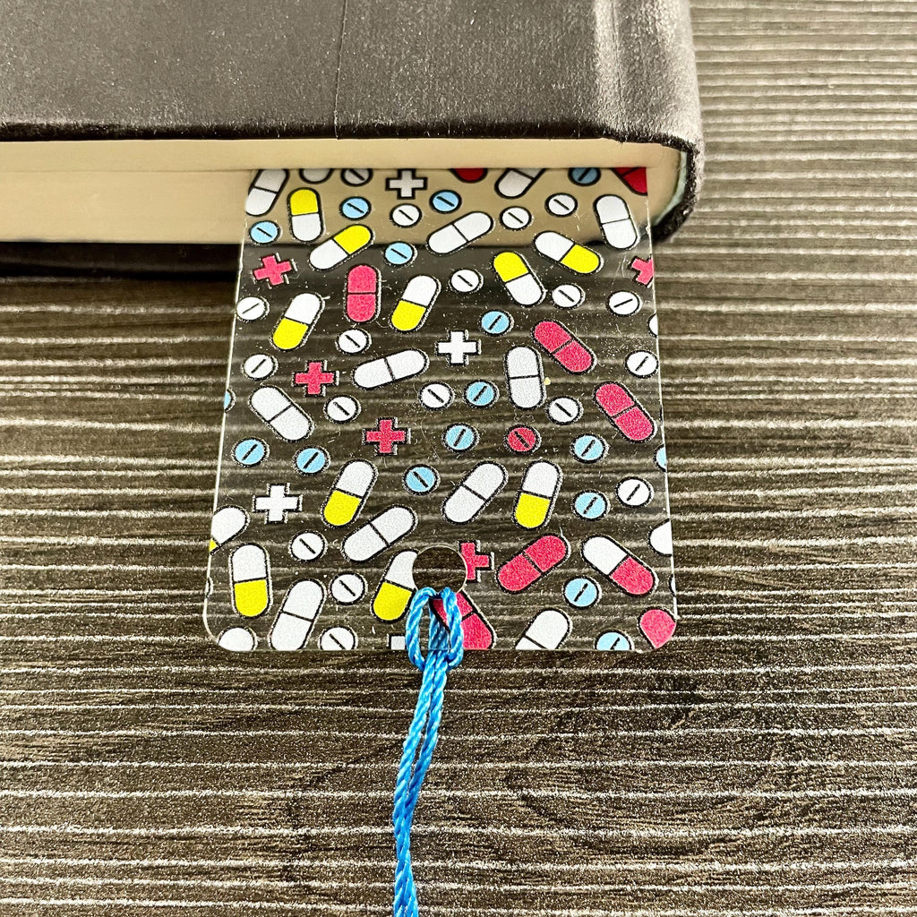 Pill Bookmark for Pharmacists, Nurses and Medical Students, Pharmacy School Graduation or Healthcare Worker Appreciation Gift