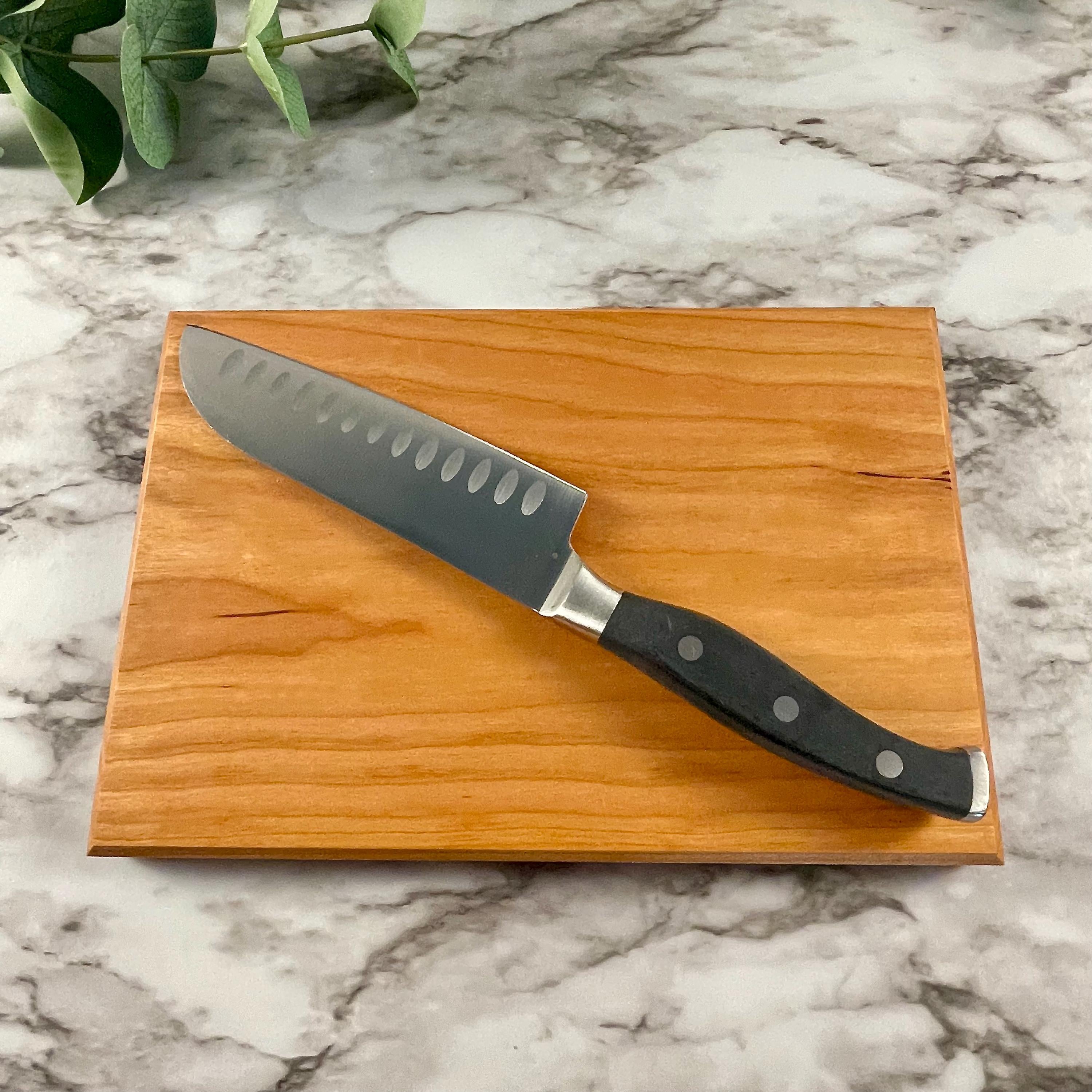 Compact Wood Cutting Board – Solid Walnut Cherry Maple Mini Board – Perfect for RV, Apartment & Small Kitchens