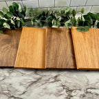 Compact Wood Cutting Board – Solid Walnut Cherry Maple Mini Board – Perfect for RV, Apartment & Small Kitchens