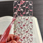 Pink Flamingo Bookmark for Book Lovers Makes a Cute Teacher Gift or Stocking Stuffer for Flamingo Lovers and Readers