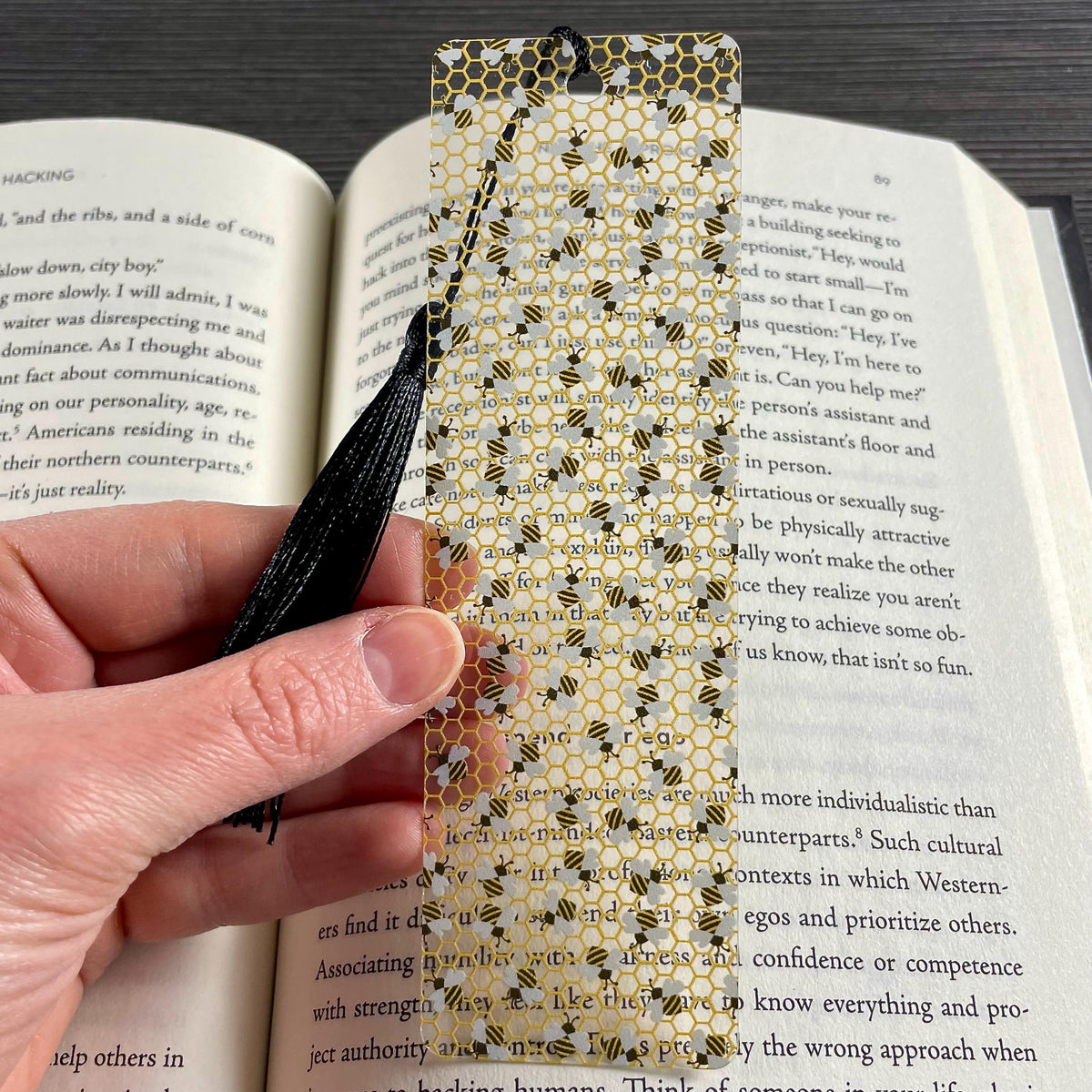 Bee Bookmark Makes a Teacher Appreciation or Birthday Gift for Beekeepers, Honeybee Lovers and Book Lovers