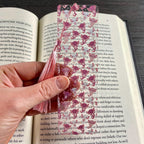 Pink Axolotl Bookmark for Book Lovers, Kawaii Birthday Gift or Stocking Stuffer for Axolotl Lovers and Readers