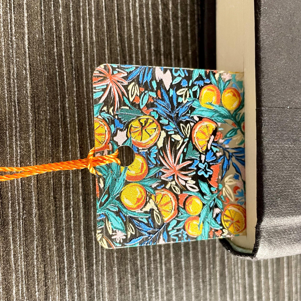 Orange Citrus Fruit Clementine Bookmark - Gift for Readers and Book Lovers