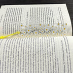 Daisy Bookmark Makes a Cheerful Teacher Appreciation Gift or Floral Book Accessory for Flower Lovers and Readers