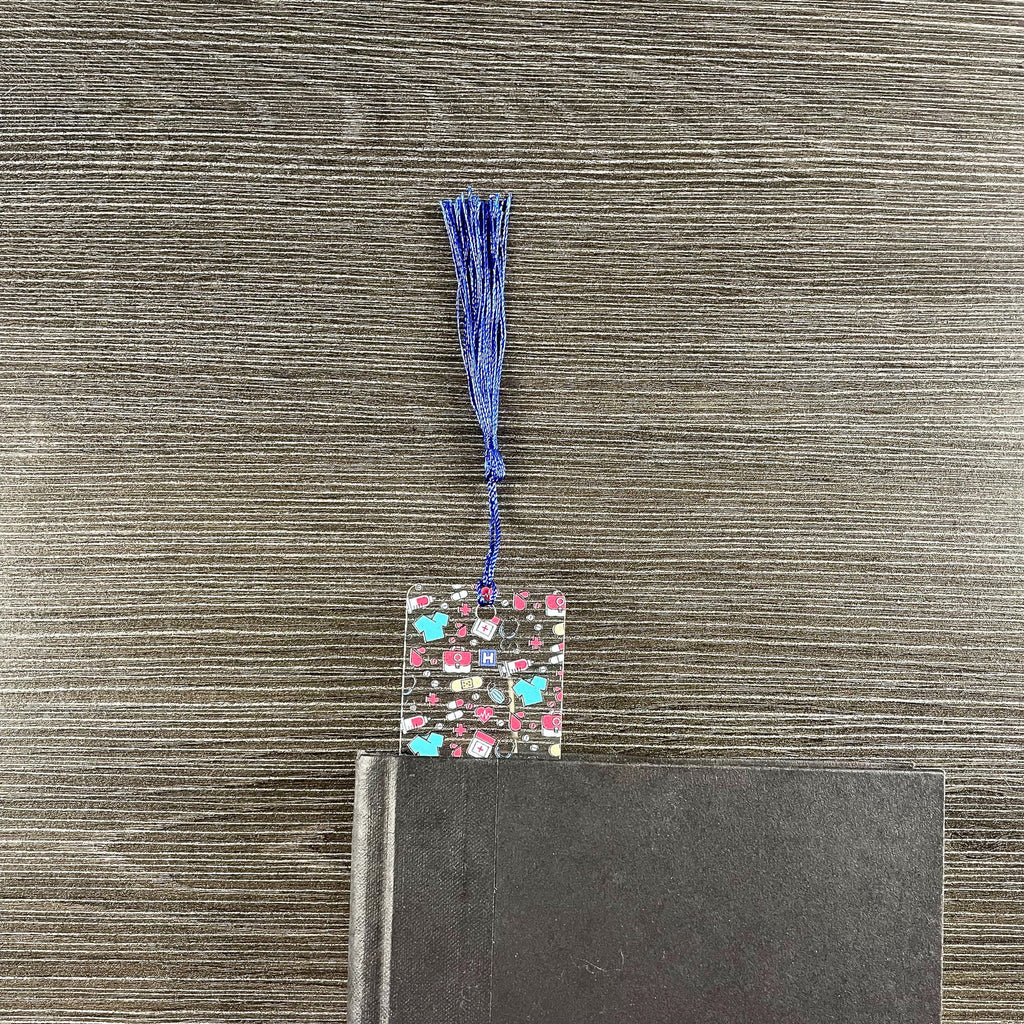 Doctor and Nurse Bookmark for Healthcare Worker Gift Basket, Nursing School Stocking Stuffer and Medical School Gift