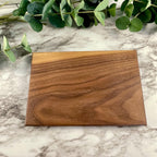Compact Wood Cutting Board – Solid Walnut Cherry Maple Mini Board – Perfect for RV, Apartment & Small Kitchens