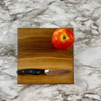 Square Cutting Board – Butcher Block Style – Reversible Thick Prep Board – Walnut, Maple or Cherry