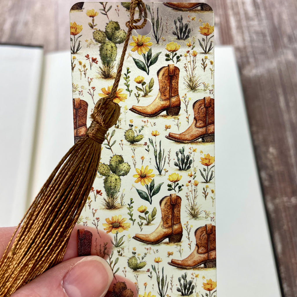 Western Bookmark Makes a Cowgirl Gift, Country Girl Stocking Stuffer or Teacher Gift for Book Lovers and Readers