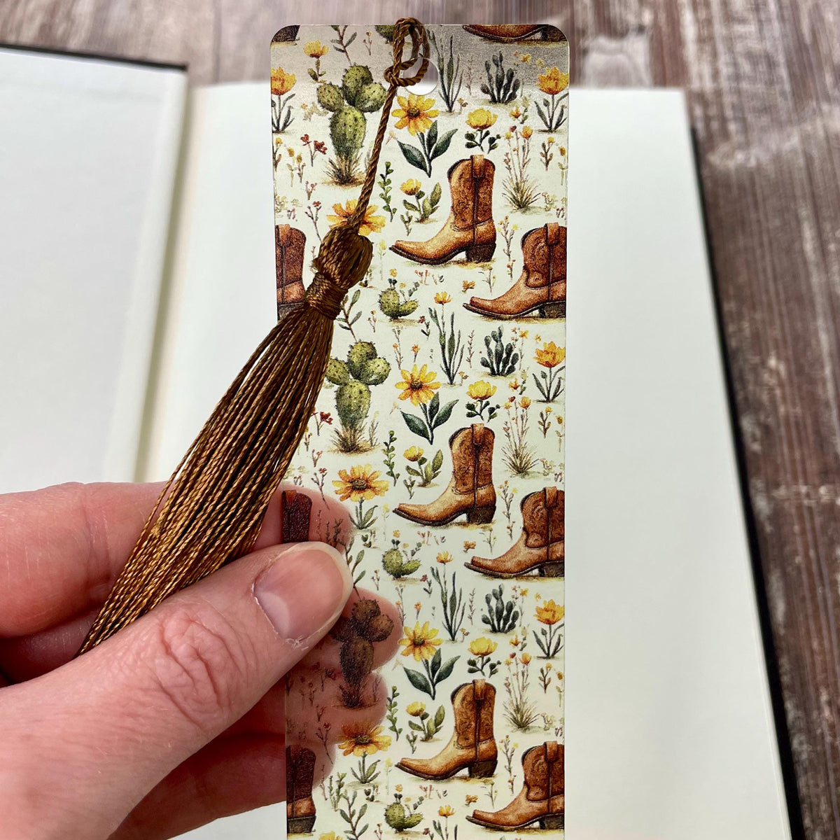Western Bookmark Makes a Cowgirl Gift, Country Girl Stocking Stuffer or Teacher Gift for Book Lovers and Readers