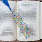 Colorful Dinosaur Bookmark, Fun Book Accessory or Dinosaur Party Favor for Young Readers