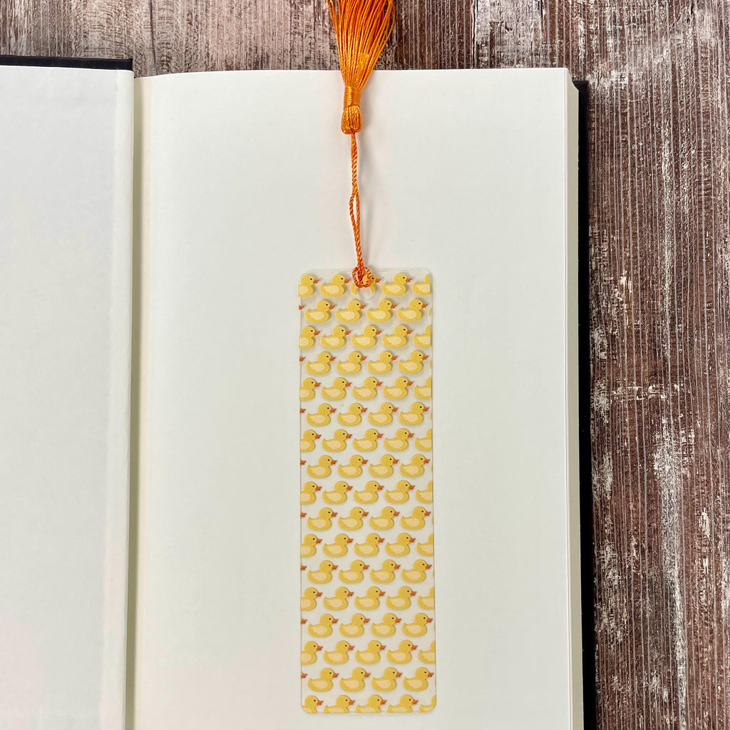 Rubber Duck Bookmark for Teacher Gift Baskets, Birthday Gifts or Stocking Stuffers for Rubber Duck Lovers and Young Readers