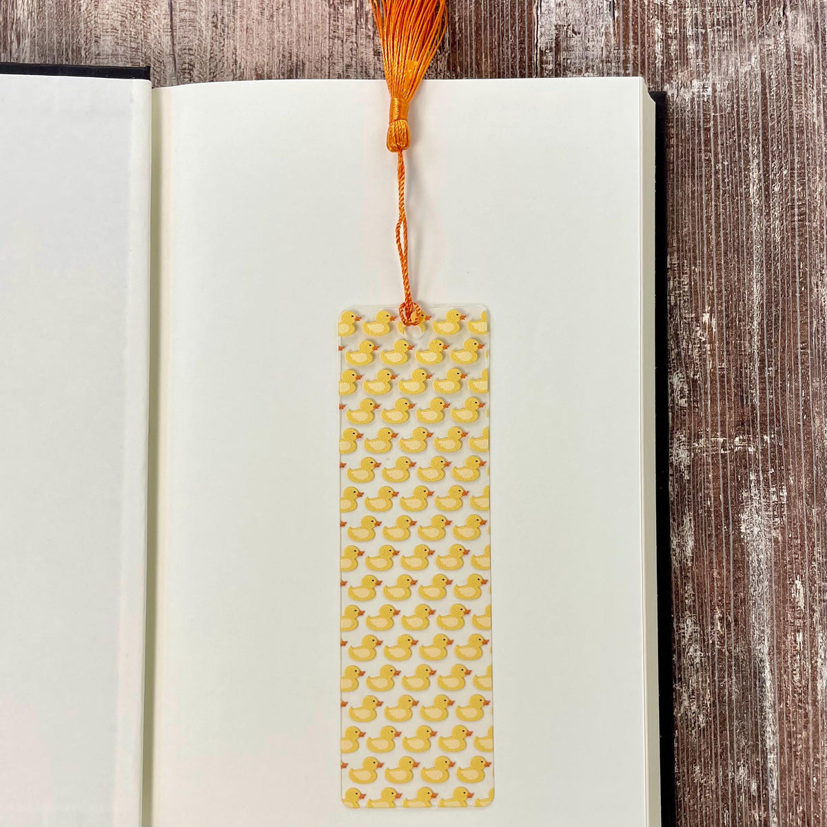 Rubber Duck Bookmark for Teacher Gift Baskets, Birthday Gifts or Stocking Stuffers for Rubber Duck Lovers and Young Readers