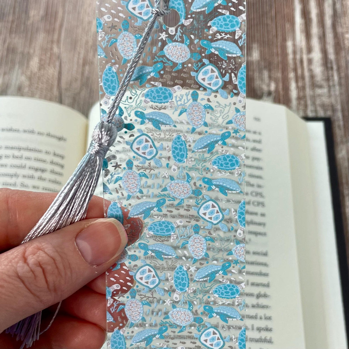 Sea Turtle Bookmark Makes a Bookish Birthday Gift or Stocking Stuffer for Ocean Lovers, Turtle Lovers and Readers