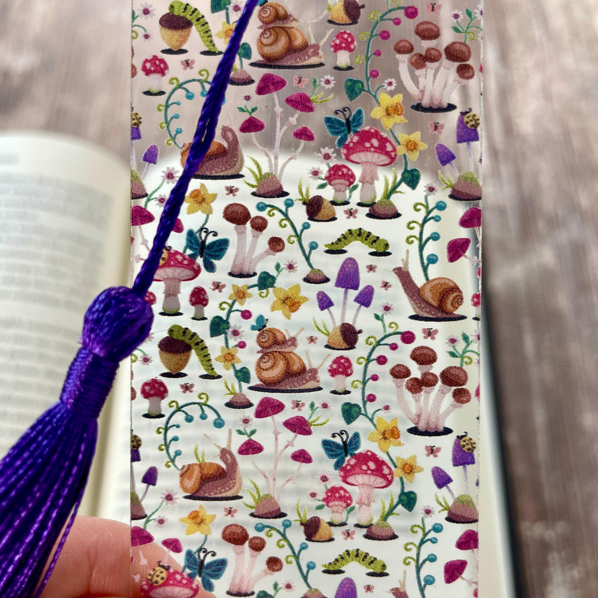 Mushroom Bookmark for Readers, Fairycore & Cottagecore Lovers, Book Club Gifts and Stocking Stuffers