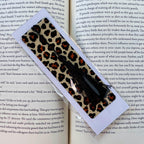 Leopard Print Bookmark for Book Lovers, Teacher Gifts or Bookish Birthday Gift for Fashion Lovers and Readers