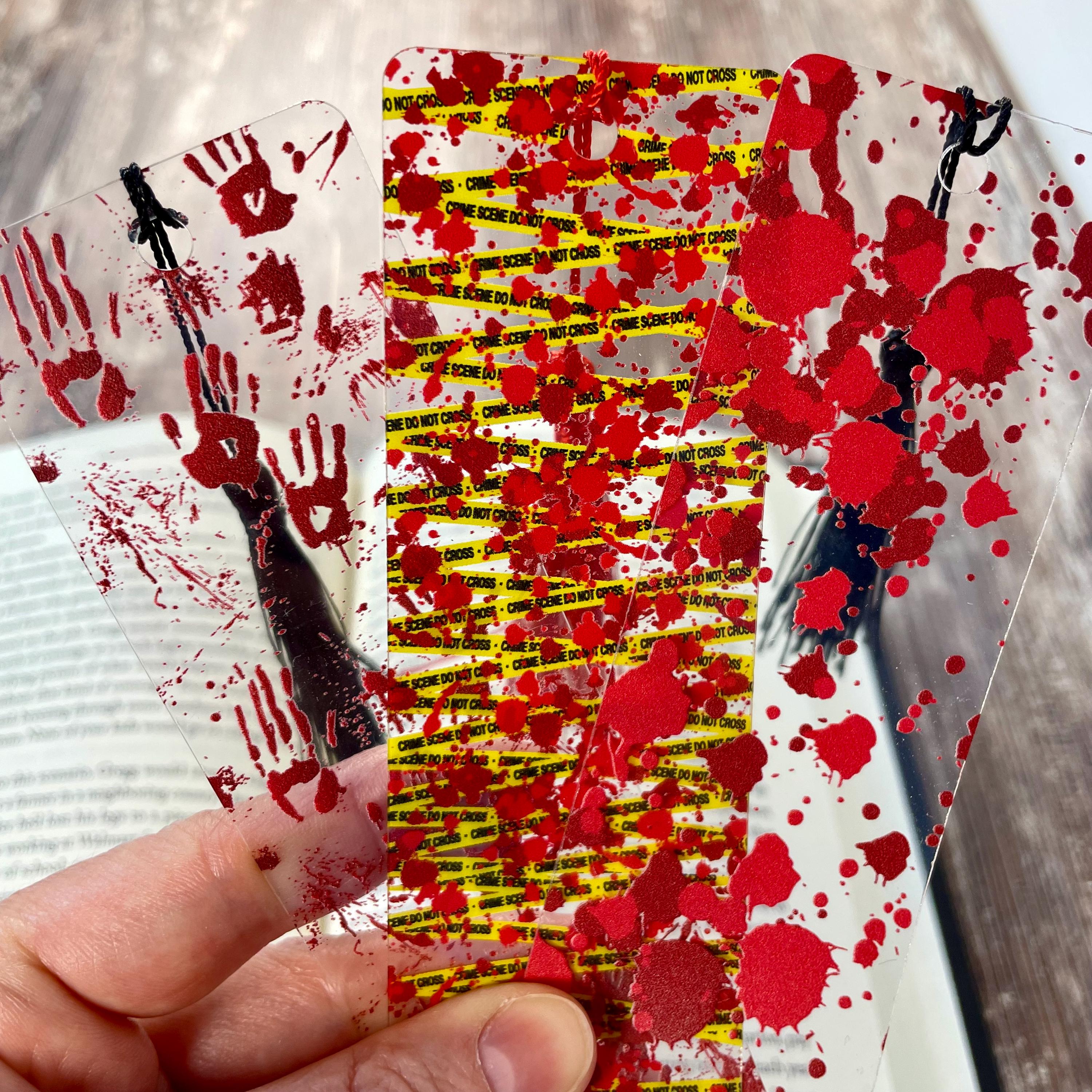 Book Lover Gift Set with 3 Horror Bookmarks, A Perfect Gift for Thriller Readers