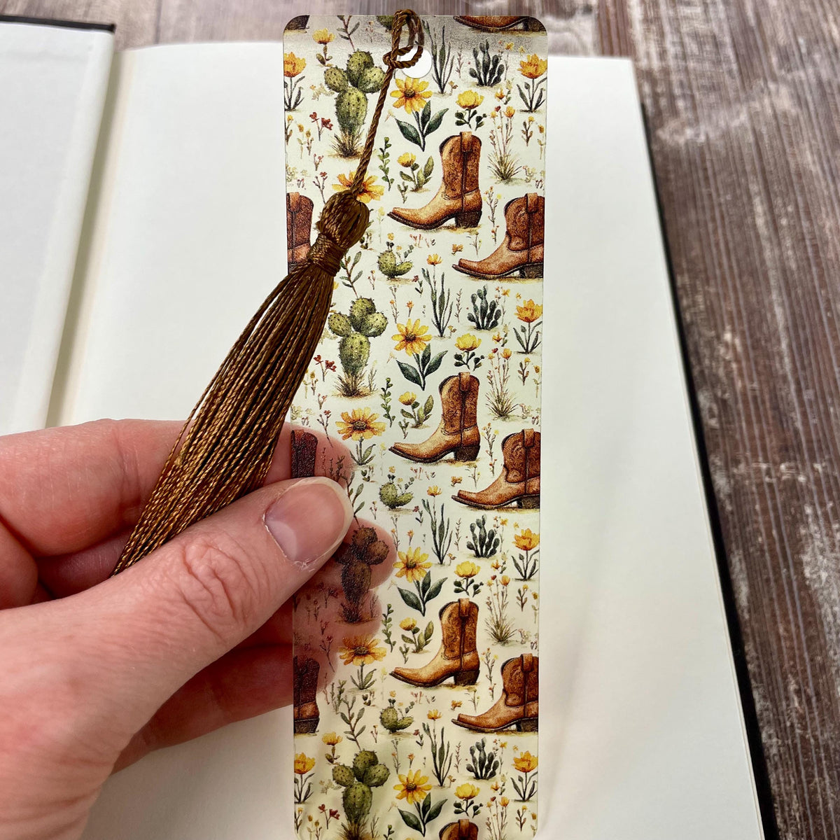 Western Bookmark Makes a Cowgirl Gift, Country Girl Stocking Stuffer or Teacher Gift for Book Lovers and Readers