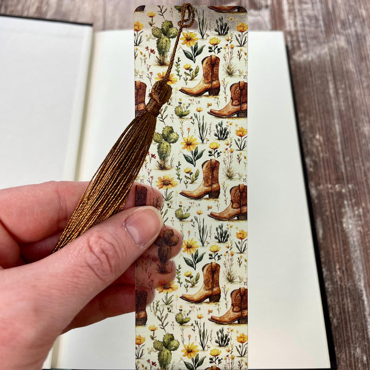 Western Bookmark Makes a Cowgirl Gift, Country Girl Stocking Stuffer or Teacher Gift for Book Lovers and Readers