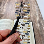Cow Bookmark for Farm Animal Lovers, Cute Teacher Appreciation Gift or Bookish Gift for Readers