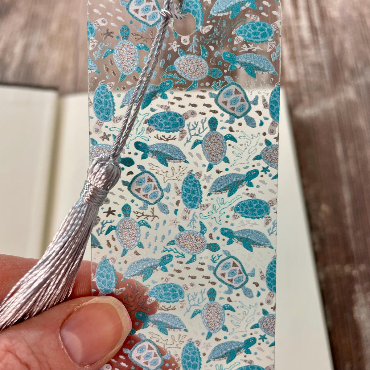 Sea Turtle Bookmark Makes a Bookish Birthday Gift or Stocking Stuffer for Ocean Lovers, Turtle Lovers and Readers