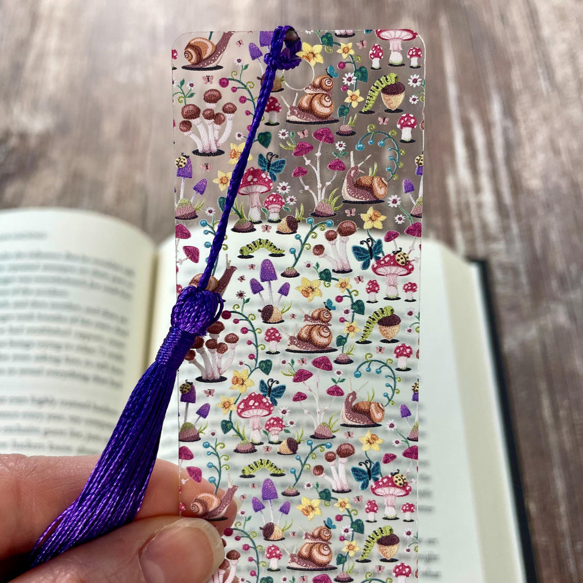 Mushroom Bookmark for Readers, Fairycore & Cottagecore Lovers, Book Club Gifts and Stocking Stuffers