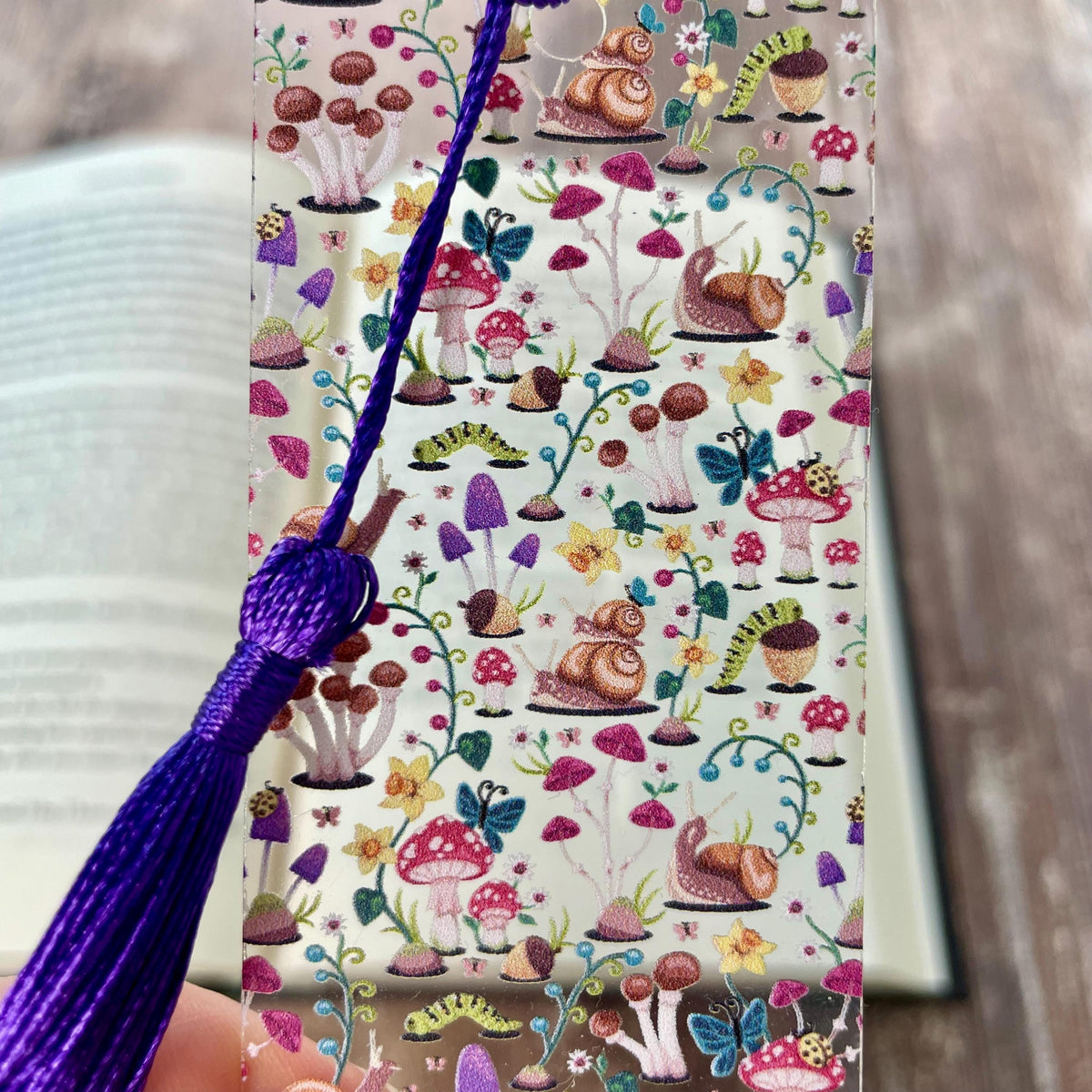 Mushroom Bookmark for Readers, Fairycore & Cottagecore Lovers, Book Club Gifts and Stocking Stuffers