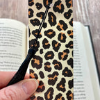 Leopard Print Bookmark for Book Lovers, Teacher Gifts or Bookish Birthday Gift for Fashion Lovers and Readers
