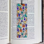 Cute Monster Bookmark Makes a Halloween Gift or Stocking Stuffer for Kids, Young Readers and Book Lovers