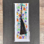 Cute Monster Bookmark Makes a Halloween Gift or Stocking Stuffer for Kids, Young Readers and Book Lovers