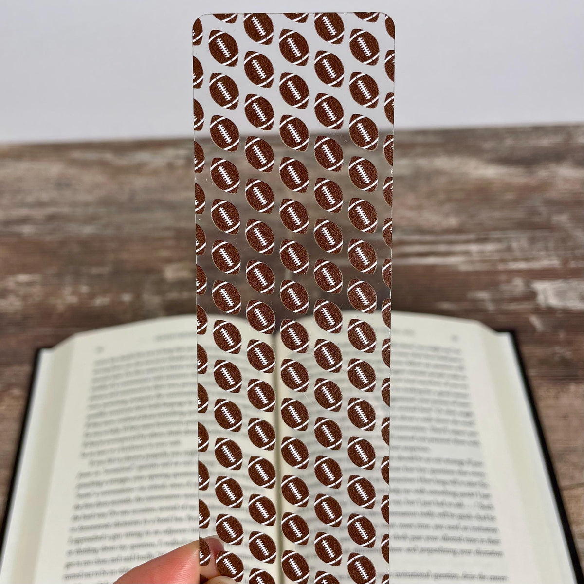 Football Bookmark for Sports Fans and Readers, Game Day Stocking Stuffer or End of Season Team Gift for Players and Coaches