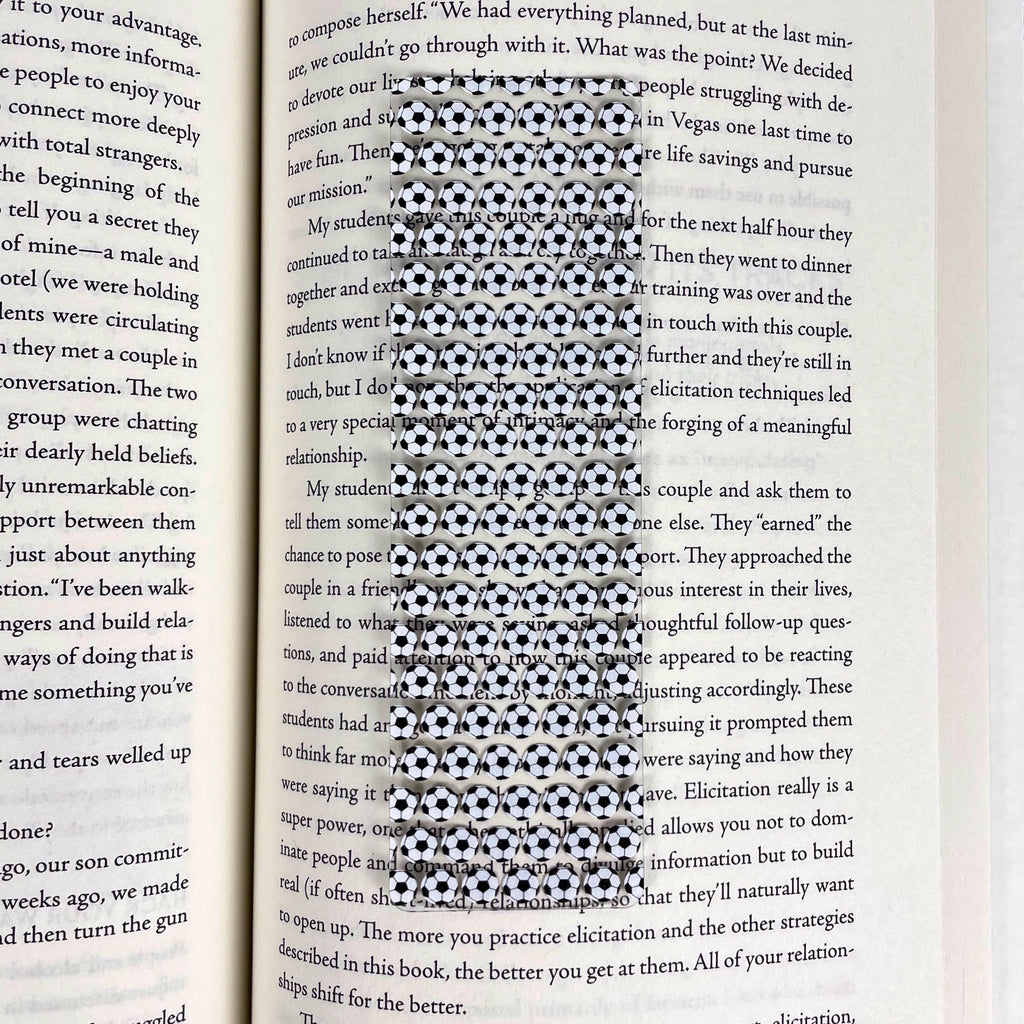 Soccer Bookmark for Player or Coach Gift, Senior Night and End of Season Team Gift, Tournament Prize or Soccer Gift