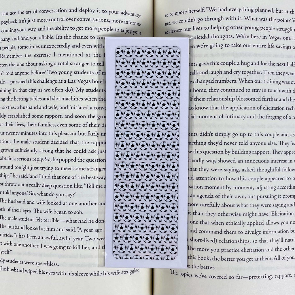 Soccer Bookmark for Player or Coach Gift, Senior Night and End of Season Team Gift, Tournament Prize or Soccer Gift