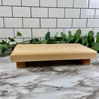 Wood Riser Stand – Walnut, Maple, or Cherry | Sink Organizer, Candle Tray, Plant Stand, Centerpiece Riser, Rustic Home Decor