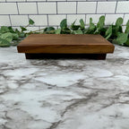 Wood Riser Stand – Walnut, Maple, or Cherry | Sink Organizer, Candle Tray, Plant Stand, Centerpiece Riser, Rustic Home Decor