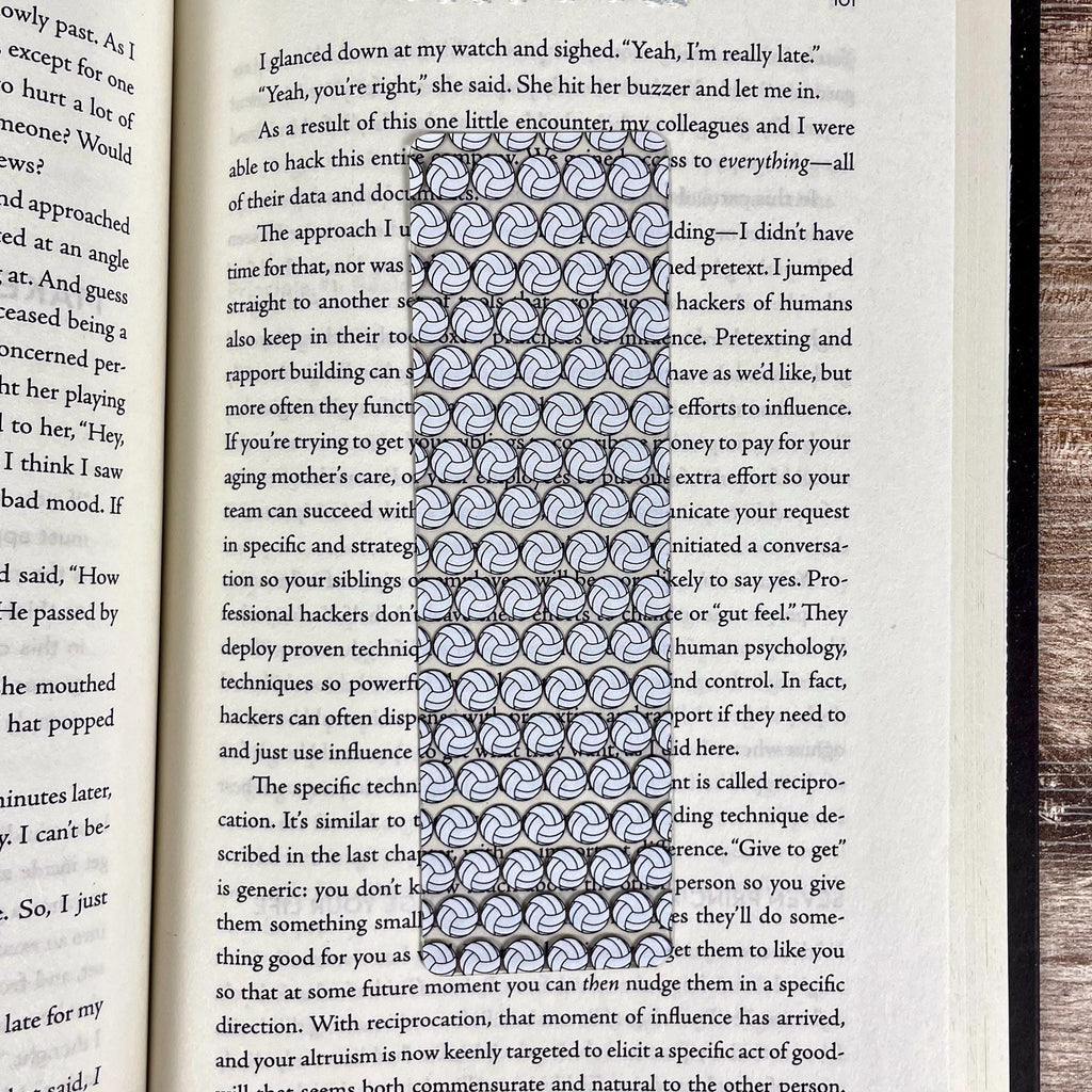 Volleyball Bookmark Makes an End of Season Team Gift, Senior Night Gift or Stocking Stuffer for Players and Coaches