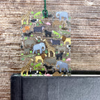 Safari Animal Bookmark Makes a Teacher Gift or Classroom Prize for Young Readers, Book Lovers and Zoo or Wildlife Fans