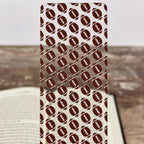 Football Bookmark for Sports Fans and Readers, Game Day Stocking Stuffer or End of Season Team Gift for Players and Coaches