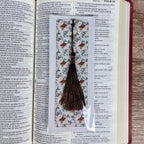 Floral Christian Bookmark for Women, Meaningful Bible Study Gift or Religious Stocking Stuffer for Readers of Faith