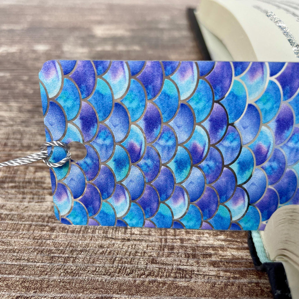 Mermaid Scale Bookmark Makes a Fantasy Gift or Bookish Stocking Stuffer for Ocean Lovers and Readers