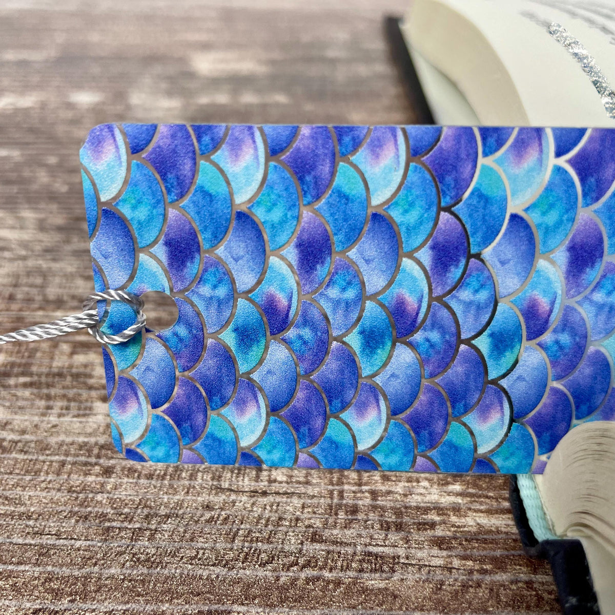 Mermaid Scale Bookmark Makes a Fantasy Gift or Bookish Stocking Stuffer for Ocean Lovers and Readers