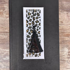 Leopard Bookmark – Chic Gift for Her, Animal Print Accessory for Book Lovers, Neutral Girl Aesthetic, Bold Stocking Stuffer Idea