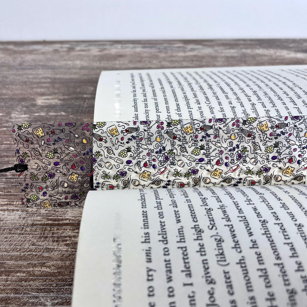 Wine Bookmark Makes a Book Club Gift, Hostess Gift or Birthday Gift for Wine Lovers and Book Lovers