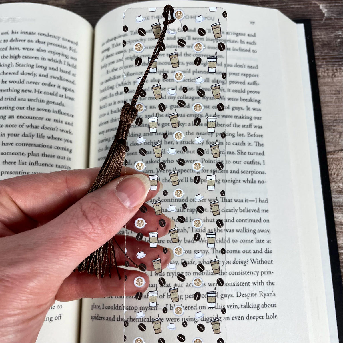 Coffee Bookmark Makes a Teacher Appreciation Gift, Bookish Stocking Stuffer or Birthday Gift for Coffee Lovers, Readers and Baristas