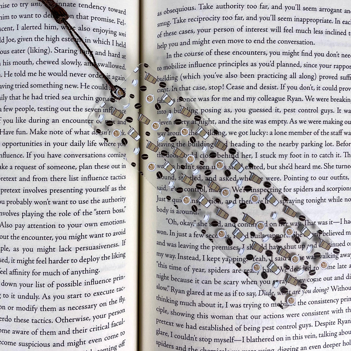 Coffee Bookmark Makes a Teacher Appreciation Gift, Bookish Stocking Stuffer or Birthday Gift for Coffee Lovers, Readers and Baristas